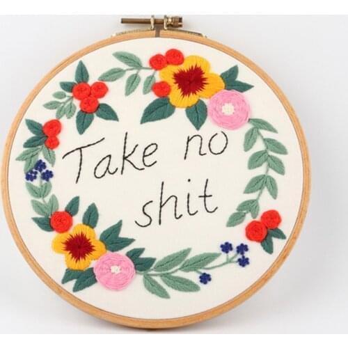 Circle Embroidery Kits, Embroidery Set, Needlework Embroidery, Cross Stitch Kits, Embroidery for Beginner, DIY Art Sewing Craft