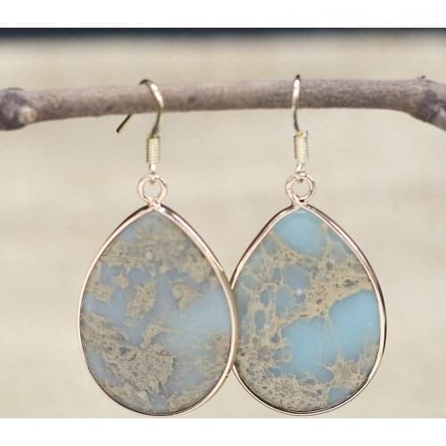 Hot Selling Natural Gem Ocean Mine Cute Elegant Charm Retro Party Birthday Anniversary Gift Earring Exquisite Jewelry for Woman