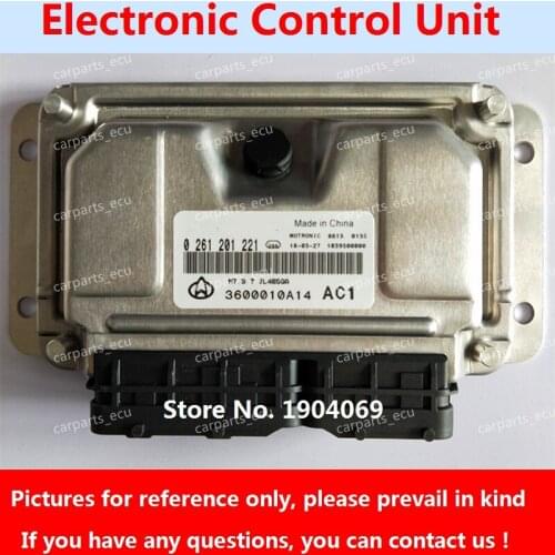 Engine Computer Board 0261201221 3600010A14 AC1 JL465QA M7.9.7 ECU 0261B09144 3600010-50/0261B02076 3600010-12 For Changan Car