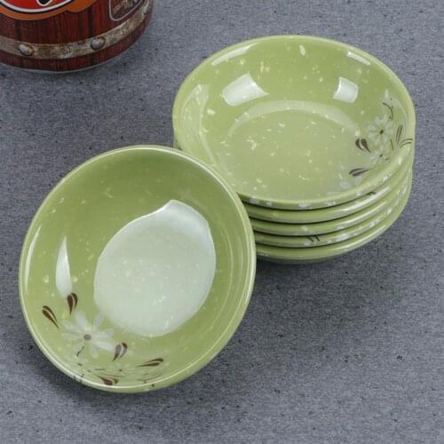 6pcs Melamine Sauce Plates Reusable Sauce Container Small Dipping Dish for Restaurant Home