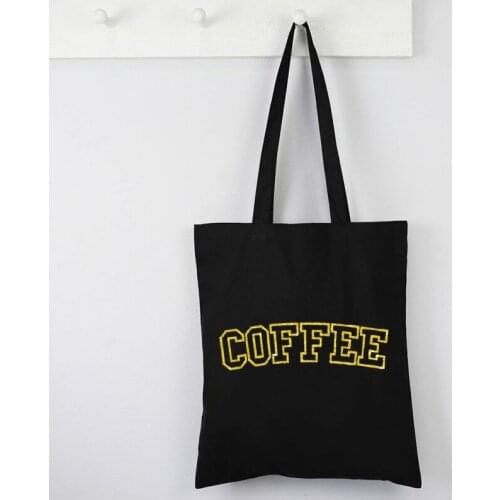 I Need Coffee Canvas Tote Bag Gift for Her Shopping Bags Love Mom Custom Bags Mommy 2021 Fashion Letter Student