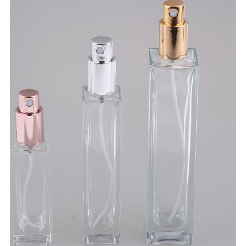 Set of 2pcs Small Travel Perfume Atomizer Empty Refillable Glass Sample Bottles