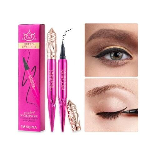 New 2021 YANQINA Black Quick-Drying Liquid Anti-Blooming Eyeliner