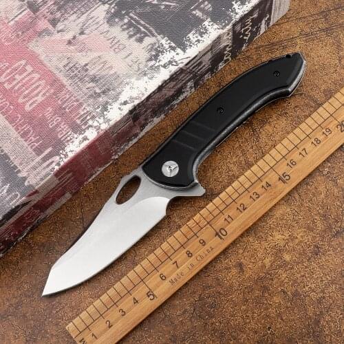New 5820 folding 8 CR13 blade multifunctional jungle outdoor camping knife G10 + steel handle hunting self-defense EDC tool