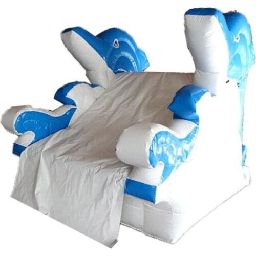 New design dolphin slide inflatable water slide inflatable pool slide