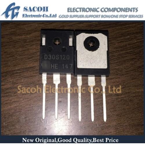 Free shipping 5Pcs IDW30S120 D30S120 D20S120 D15S120 D10S120 TO-247 30A 1200V Sic Schottky Diode
