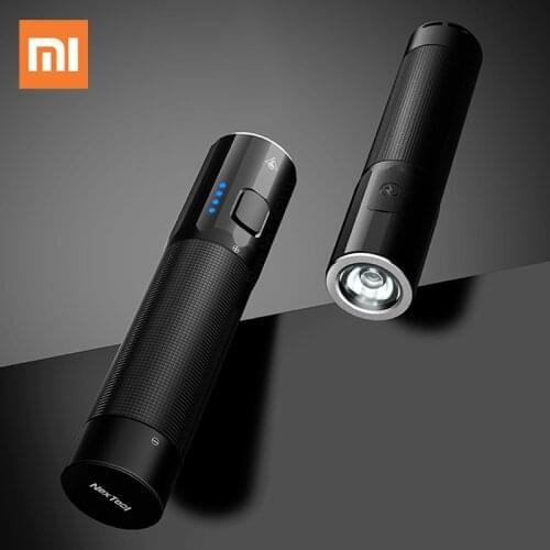 New Xiaomi Nextool Outdoor Ultra Bright Mini Flashlight Rechargeable Flashlight 1200lm 21700 Battery Emergency Light for Camping