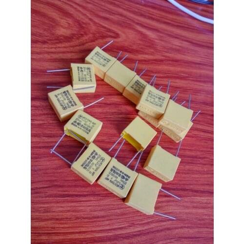 X2 film Cap MKP 474K275VAC 250V 0.47UF470NF P=15MM X2 Safety capacitor sbbowe by AliExpress Standard Shipping