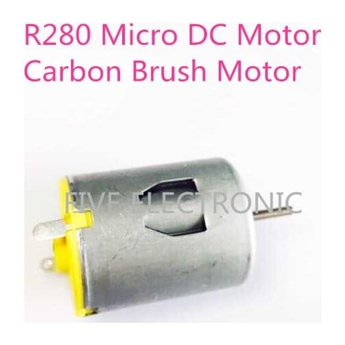 R280 Micro DC Motor, Carbon Brush, use for Electric toy car DIY electric toys