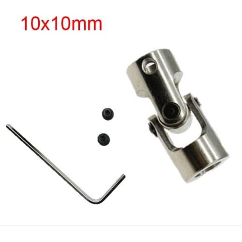 10x10mm universal joint coupling redirector Steering Gear diverter binding head adapter connector union Cardan joint U-joint