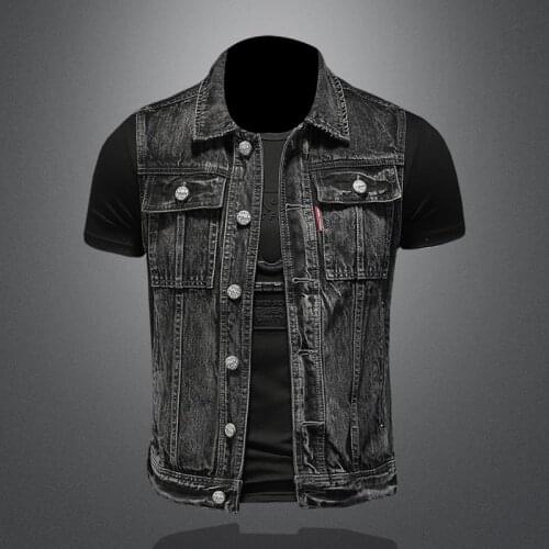 Мужские джинсовые жилеты UVRCOS China At AliExpress