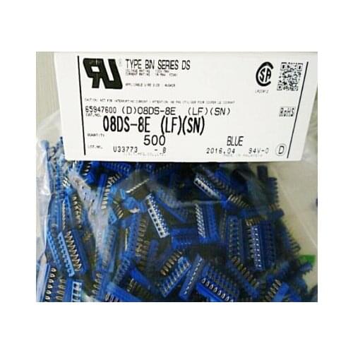 08DS-8E Blue color Connectors terminals housings 100% new and original parts 08DS-8E(LF)(SN)
