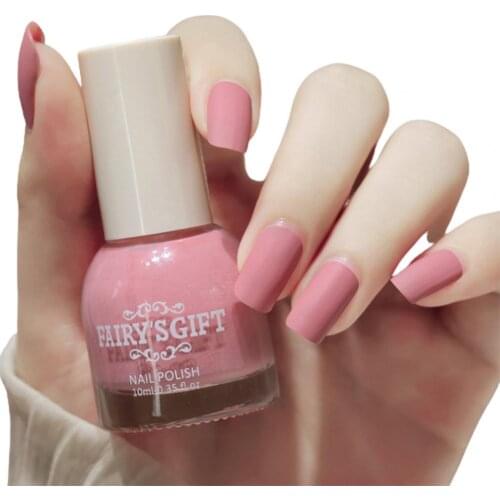 10ml Matte Nail Polish Water-proof Dry Quickly Resin Matte Nail Polish Set for Beauty