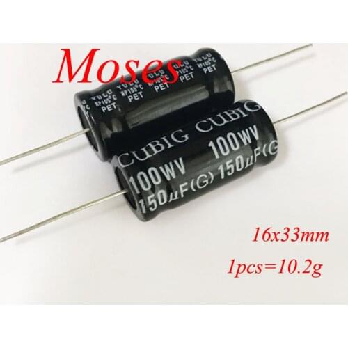 100v 150uf 120uf 180uf 100% Original New NP Bipolar Audio Axial Electrolytic capacitance Capacitor
