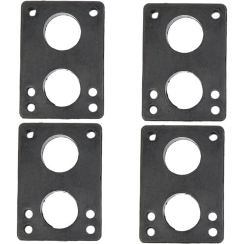 2 Pair Skateboard Rubber Gasket 12mm Skateboard Riser Pads Longboard Risers Skateboard Shock Pads