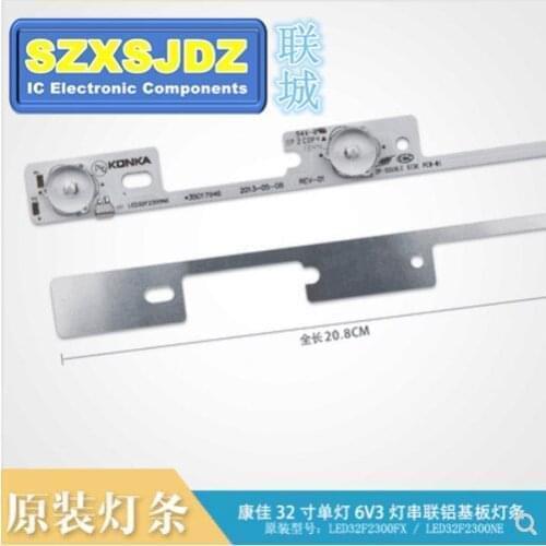 200pcs / lot new and original for Konka LED32F2300NE LED32F2300FX lamp strip LED light bar 35017946 35017948 backlight 6v