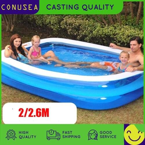 3M Large pools for family Inflatable Square Swimming pool infant alberca Removable Above ground pool for Children Kid Cottages