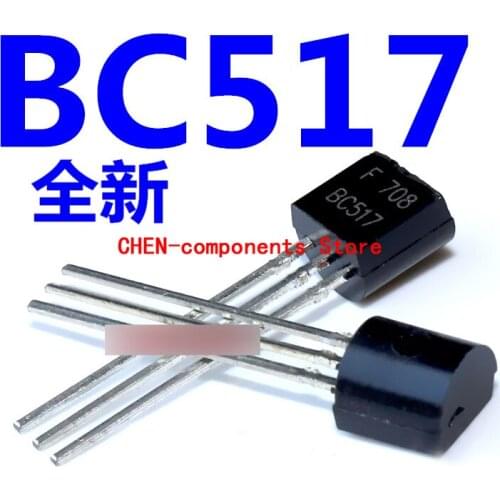 50pcs BC517 TO-92 Darlington transistor NPN straight Insert triode