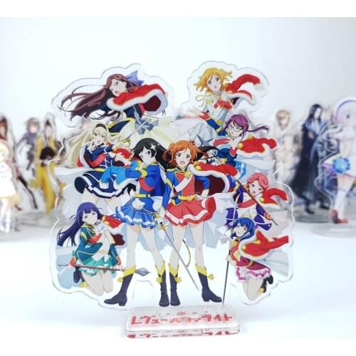 Anime Shoujo Kageki Revue Starlight Aijo Karen Tendo Maya Junna Hoshimi Cute Cosplay Acrylic Stand Figure Desk Stand Figure