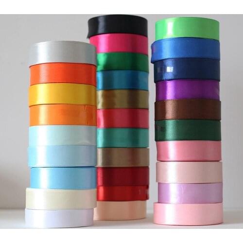 25Yards/Roll Satin Ribbon Sewing Fabric DIY Rose Bow Crafts Gift Wrap Wedding Christmas Party Decoration 6/10/15/20/25/40/50mm