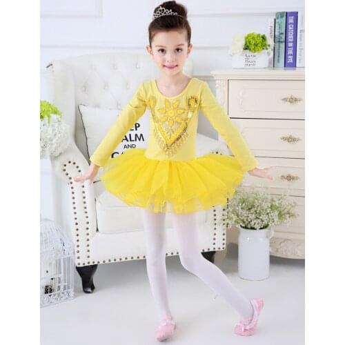 Girls Ballet Dress For Children girl dance Tulle Dress Girl Ballet Dress Performance Leotard Costume Girls TUTU Dress