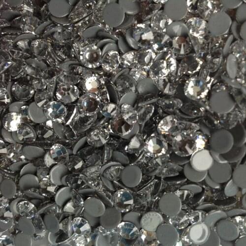 Free shipping !!! hot fix AAAAA dmc stones ss16 in white clear for spike banding 7200 pcs per pack