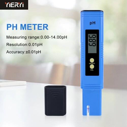 Digital PH Meter Pen Water Quality Tester for Rice Fields, Drinking Water, Laboratory, Aquaculture, Swimming Pool, Aquarium