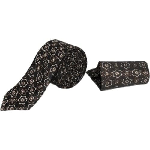 DeepSEA Men Tie Handkerchief Gift Daisy Pattern Casual Business Office Career Unisex High Quality Four Seasons 2001945