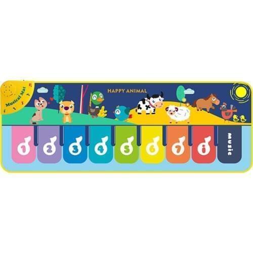 Kids Musical Mat Baby Piano Playing Carpet Music Game Instrument Toys Early Educational Toys For Kids Gift