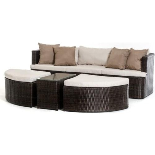 Sofa Furniture Outdoor Wicker Patio Rattan Furniture Sofa Set