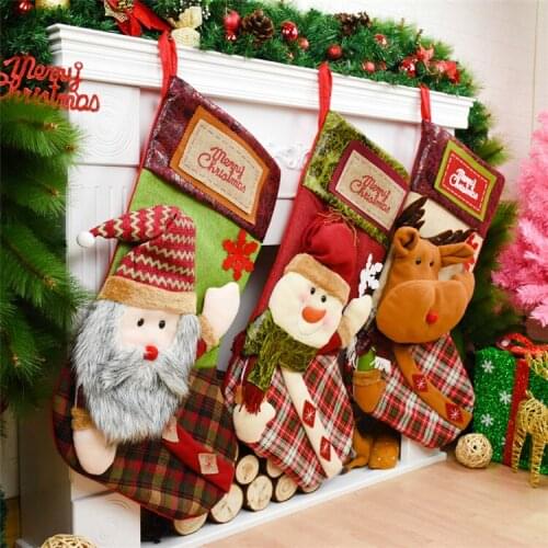 Home Decor 73cm Large Christmas Stockings 2022 New Year Gifts Christmas Tree Ornaments Christmas Accessories Merry Christmas