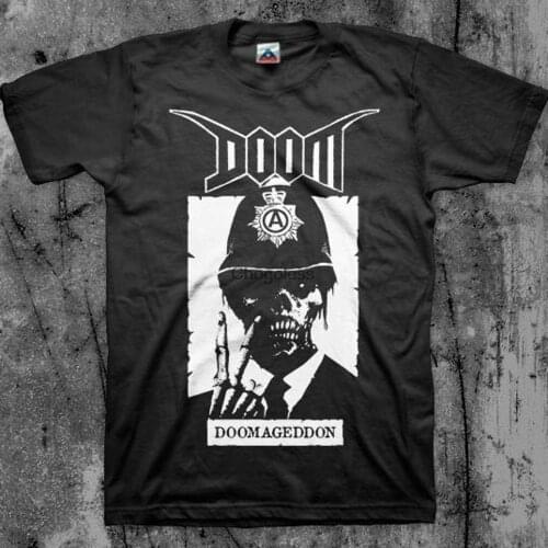 Doom t shirt crust punk band