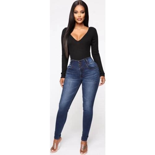 Fashion Skinny Jeans Women Mom Jeans Pants Boyfriend Jeans For Women High Waist Push Up Plus Size Ladies Pencil Jeans Denim 2020