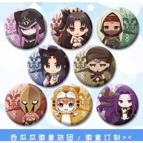 Fate Grand Order fgo Roman Ana Leonardo 58mm Badges Round Buttons