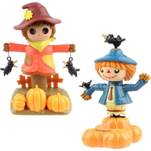 Halloween Dashboard Toys Solar Powered Ghost Dancing Toys Bobble Head Toy