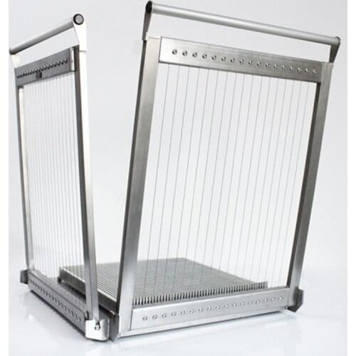 Square Chocolate Guitar Cutter Stainless Steel Working Area Soft Candy Raw Chocolate Manual Cutting Slicer Block Divider Machine