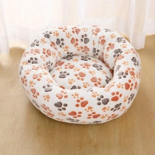 Deep Sleep Dog Beds for Large Medium Small Dogs Puppy Cat Winter Warm Plush Bed Cushion Colorful Washable Pet Mats