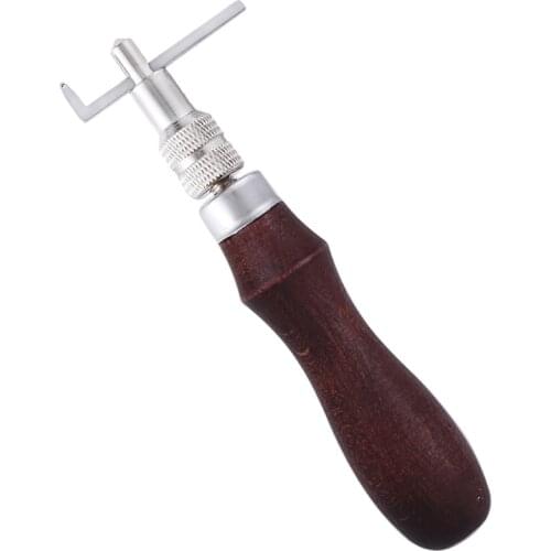 LMDZ Adjustable Leather Edge Stitching Groover Craft Tool Edge Stitching Groover Leather Craft Groove