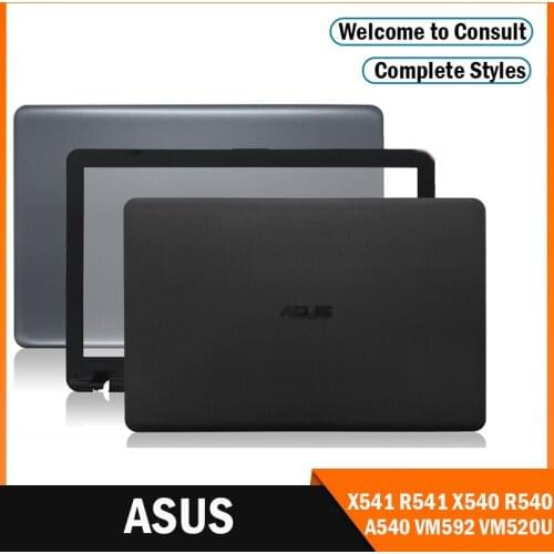 NEW Laptop For ASUS X541 R541 X540 R540 A540 VM592 VM520U Series LCD Back Cover/Front Bezel/Hinges Top Case Black/Silver