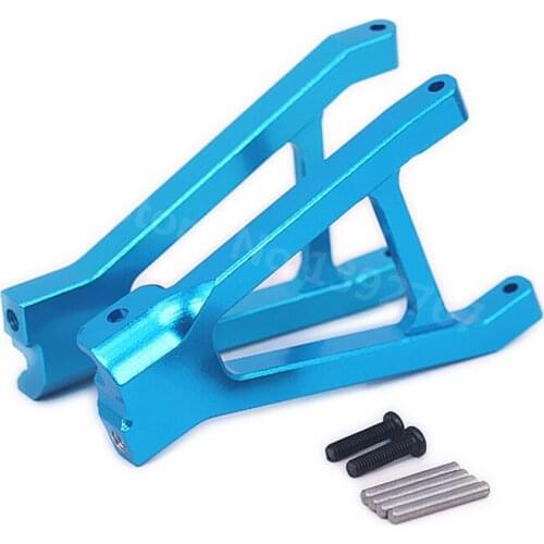 2 Pieces Aluminum Alloy Upgrade RC Car Parts Front Rear Lower Suspension Arm A-Arm TRA7032 For Rc Hobby Car 1/16 Traxxas Slash