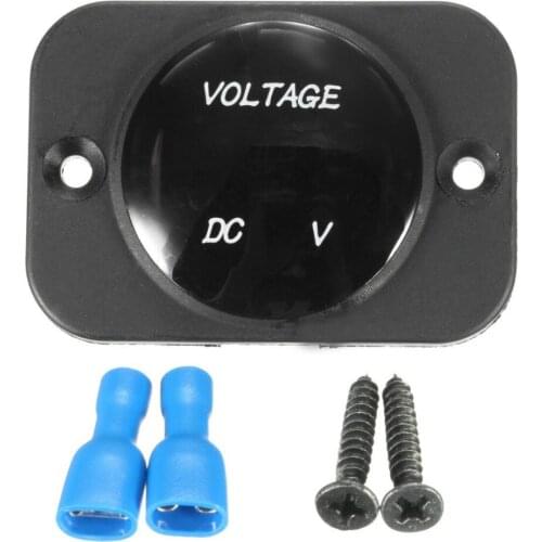 LED Volt Gauge Meter Voltage LED Panel Voltmeter Display 12V for Car Motoycycle