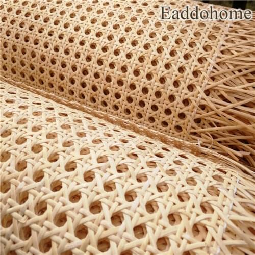20CM 70CM Wide Cane Webbing Natural Indonesian Real Rattan 1/2" Mesh For Shoes Cabinets And Sofa