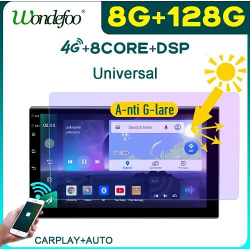 PX6 Universal 2 din Car radio android 10 screen For Nissan Qashqai X-Trail Versa HYUNDAI Accent Santa Fe Lancer Kia Honda Passat
