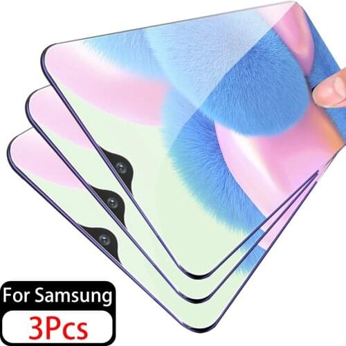 Tempered Glass For Samsung Galaxy S21 Ultra S10 S20 Fe S10 A51 A52 A32 A72 Screen Protector For Note 10 Plus A50 A71 A70 M31 M51