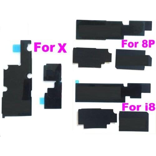10sets/lot, adhesive sticker dissipation shield glue Heat for iPhone I8 I7 7G 8G 7 8 PLUS 8+ 8P 8PLUS 8X X on mainboard stickers
