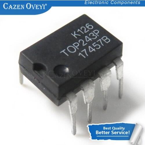 10pcs/lot TOP243PN DIP-7 TOP243 DIP In Stock