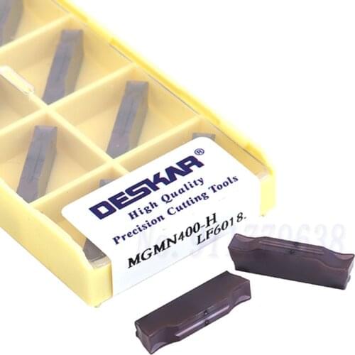 10PcsMGMN150-G LF6018 Grooving Turning Tool Carbide Insert MGMN 200 250-G 300-T 300-H 400-T 400-H LF6018 CNC Lathe Slotted Tool