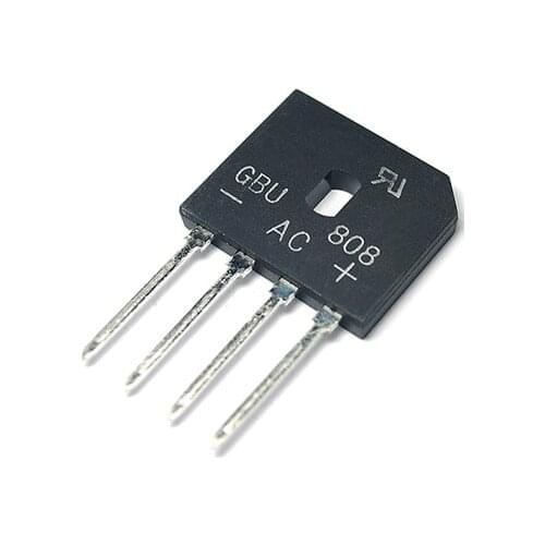 5Pcs GBU808 800V 8A power Diode Bridge Rectifier