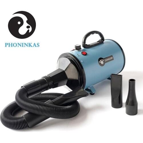 700-2000W Power Hair Dryer For Dogs Pet Cat Grooming Blower Warm Wind Secador Fast Blow-dryer For Small Medium Large Dog Dryer