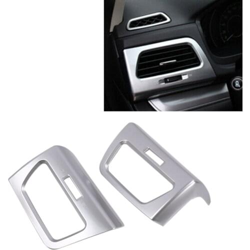 ABS Chrome Front Dashboard Air Vent Outlet Cover Trim for Honda CRV CR-V 2012-2016 Auto Accessories